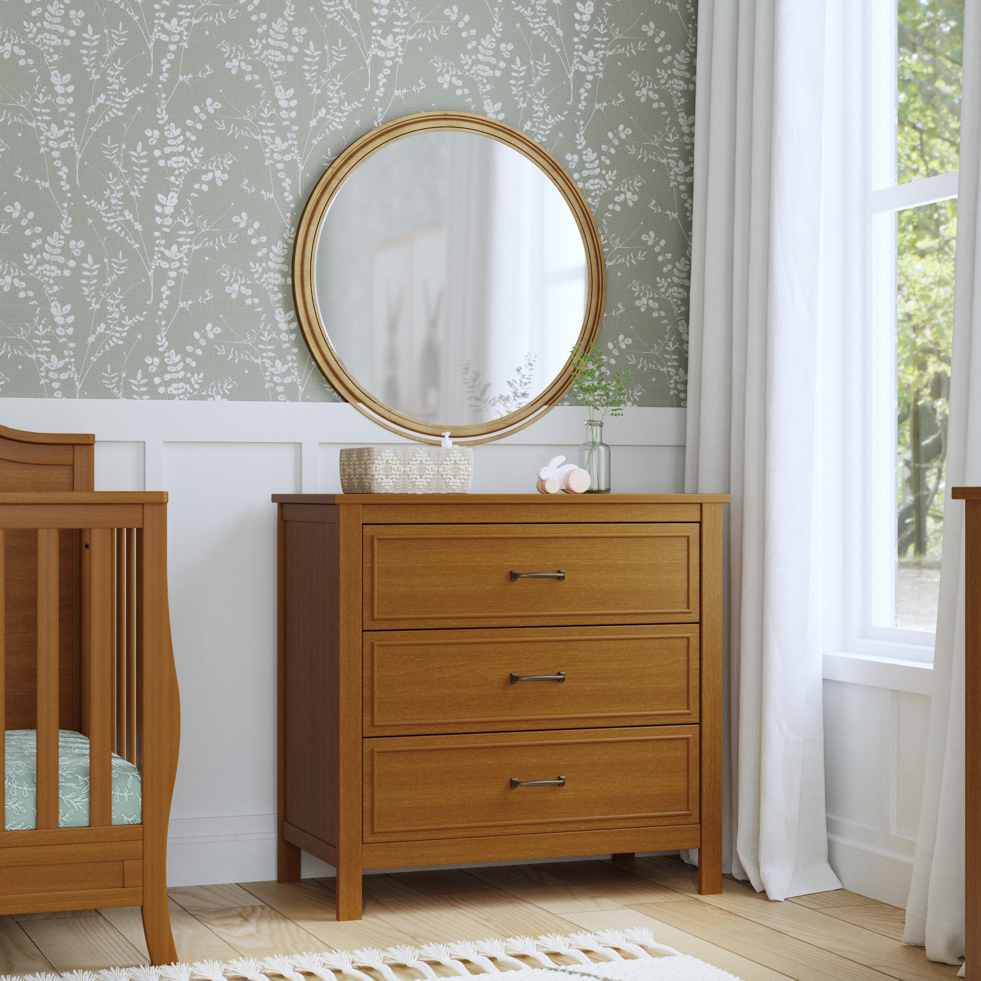 daVinci Charlie 3-Drawer Dresser - Chestnut.