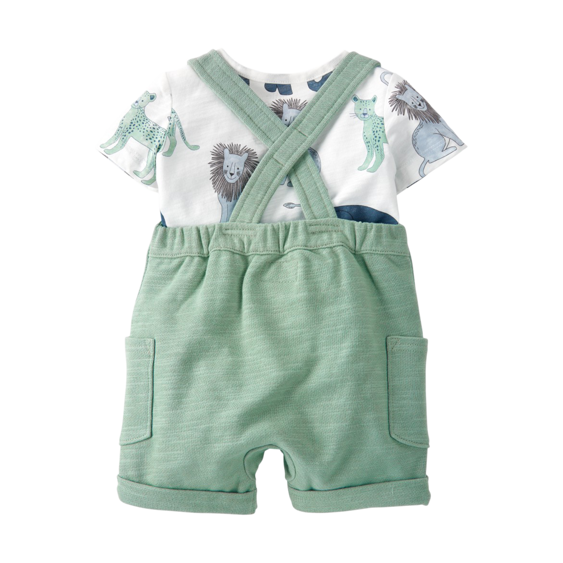 Carter's Little Planet 2-Piece Organic Cotton Shortall Set.