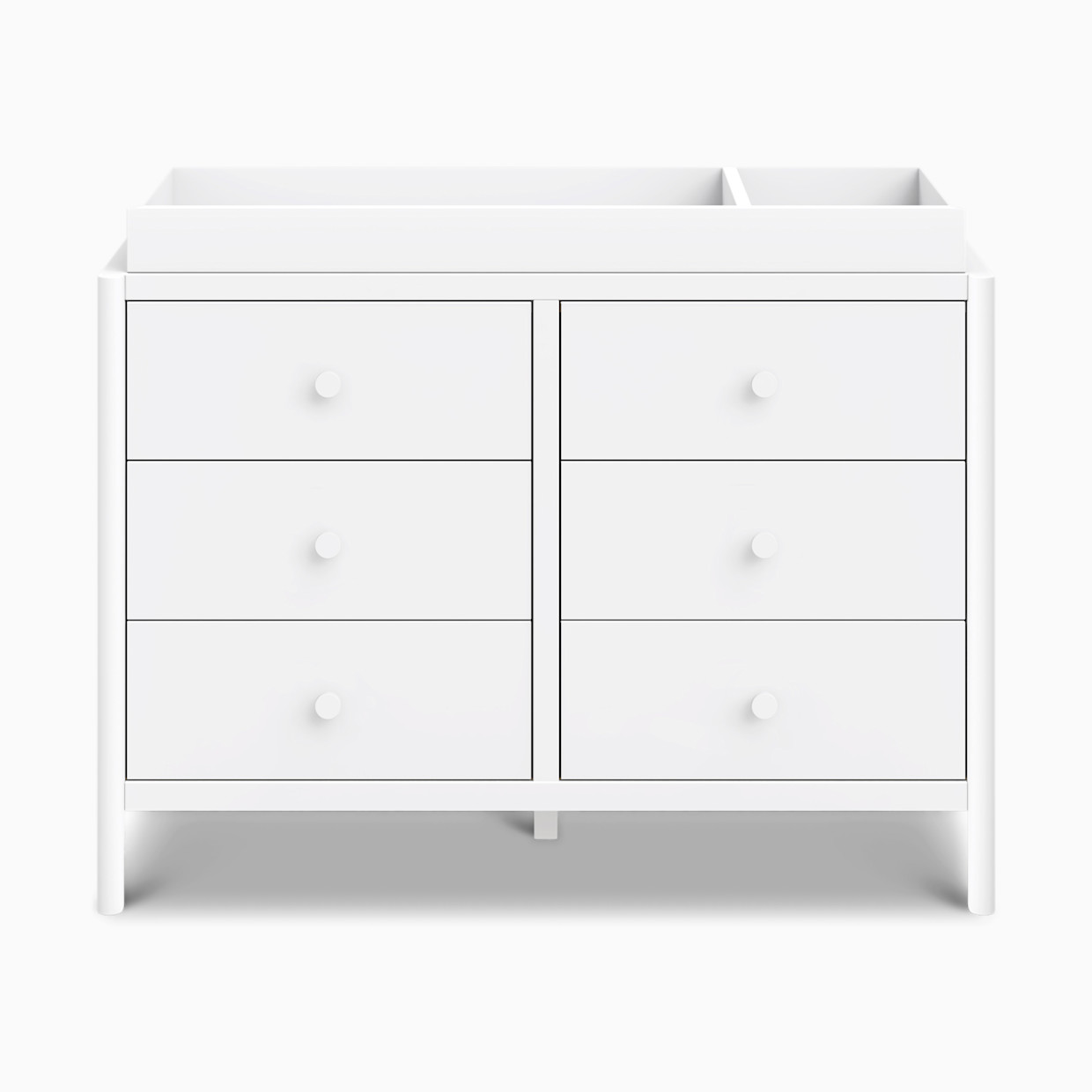 daVinci Birdie 6-Drawer Dresser - White.