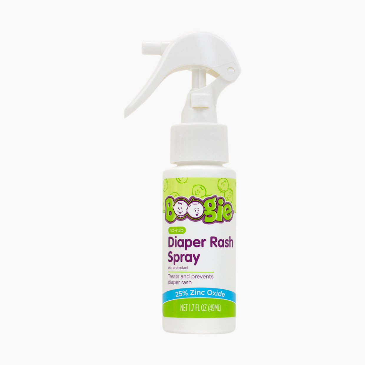 Boogie No-Rub Diaper Rash Spray - Green, 1.7 Oz | Babylist Shop