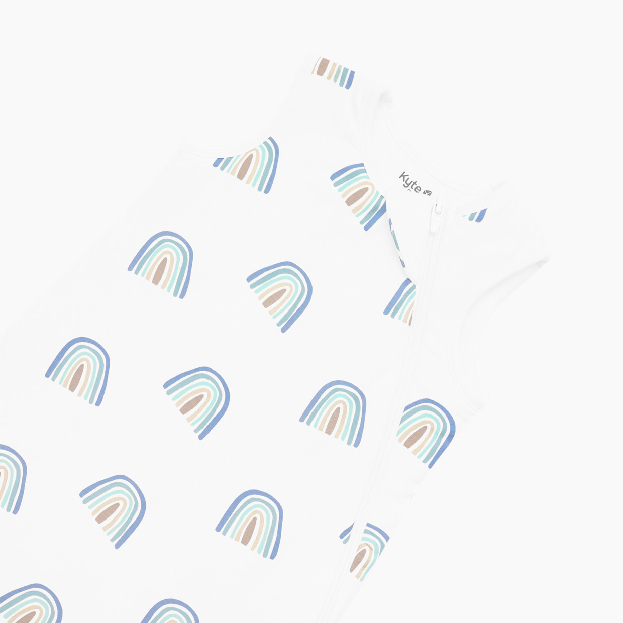Kyte Baby Printed 1.0 TOG Sleep Bag - Slate Rainbow, Medium.