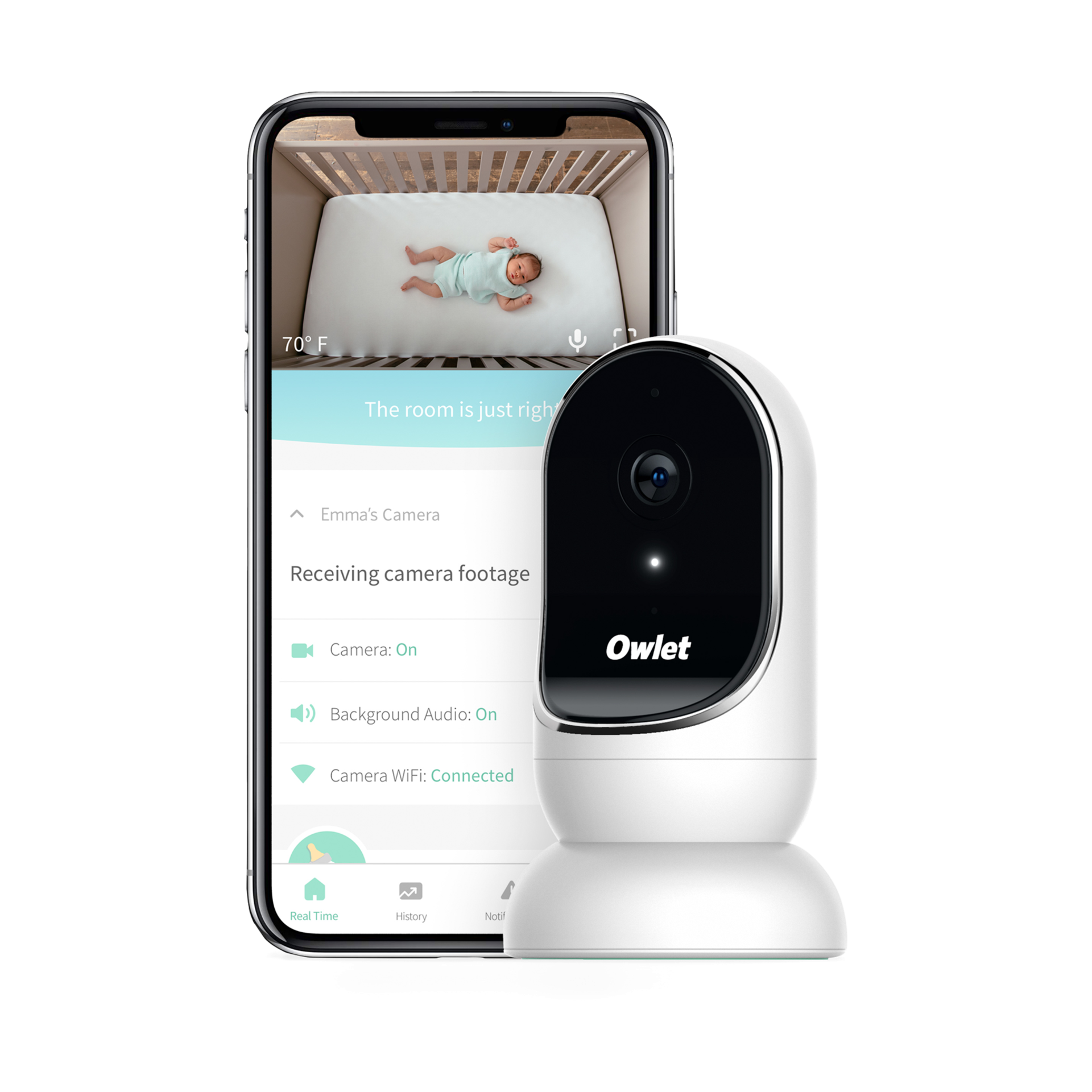 The First Year Eu Plug Baby Monitor Sleeping Listening Digital Night Light K