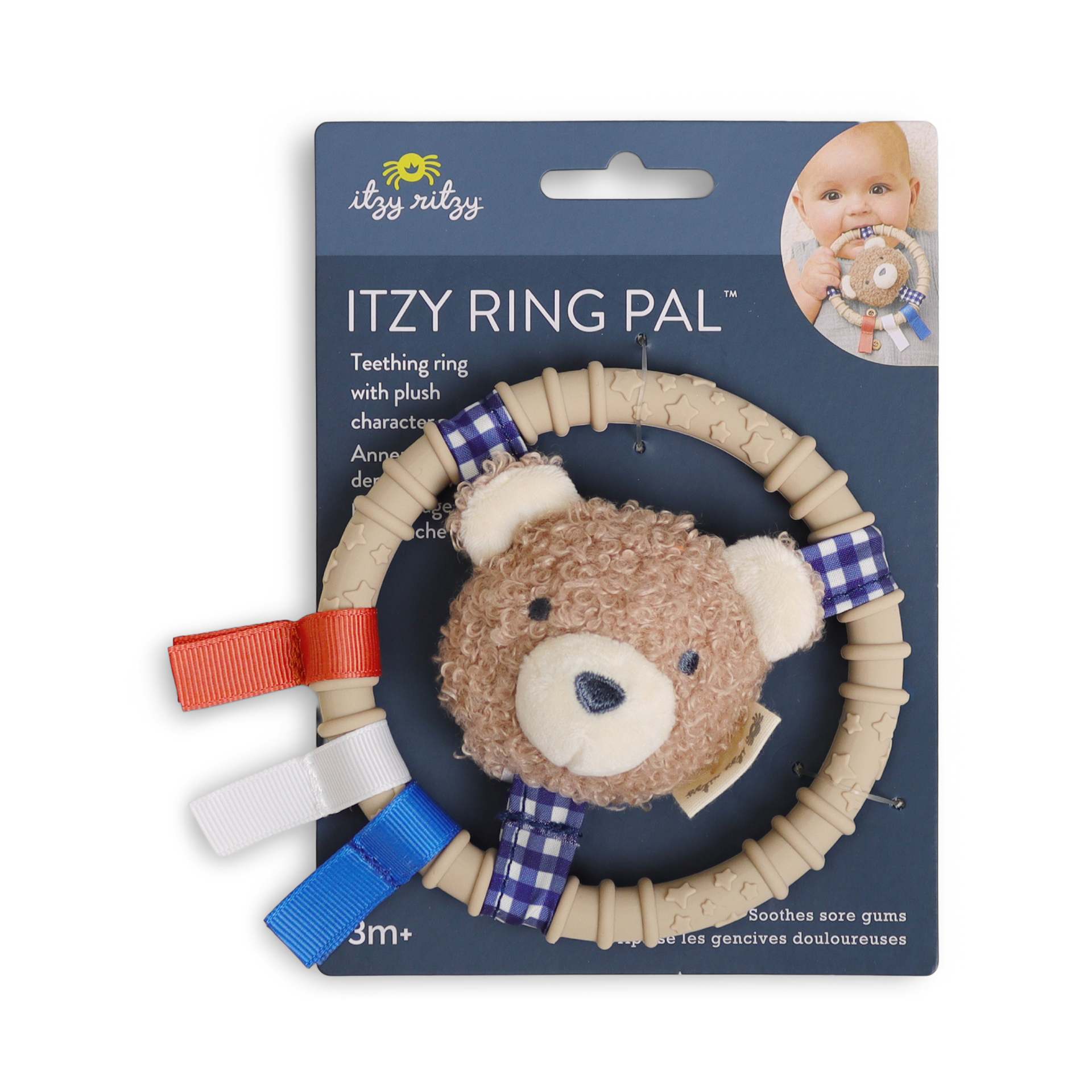 Itzy Ritzy Itzy Ring Pal Bear - Multi Color.