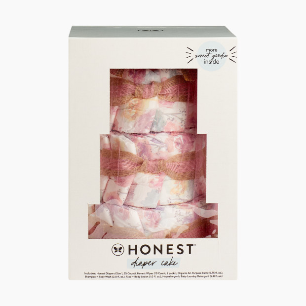 The Honest Company Diaper Cake - Rose Blossom.