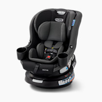 Graco EasyTurn 360 2-in-1 Convertible Car Seat, 360 Degree Rotating Infant to Toddler Rotating Car Seat, 2 Modes Forward and Rear Facing, Slim Design, Cyran