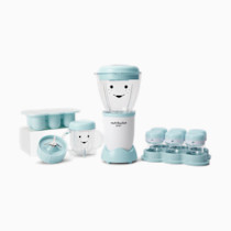 NutriBullet NBY-50100 Baby Complete Food-Making System, 32-Oz, White, Blue, Clear