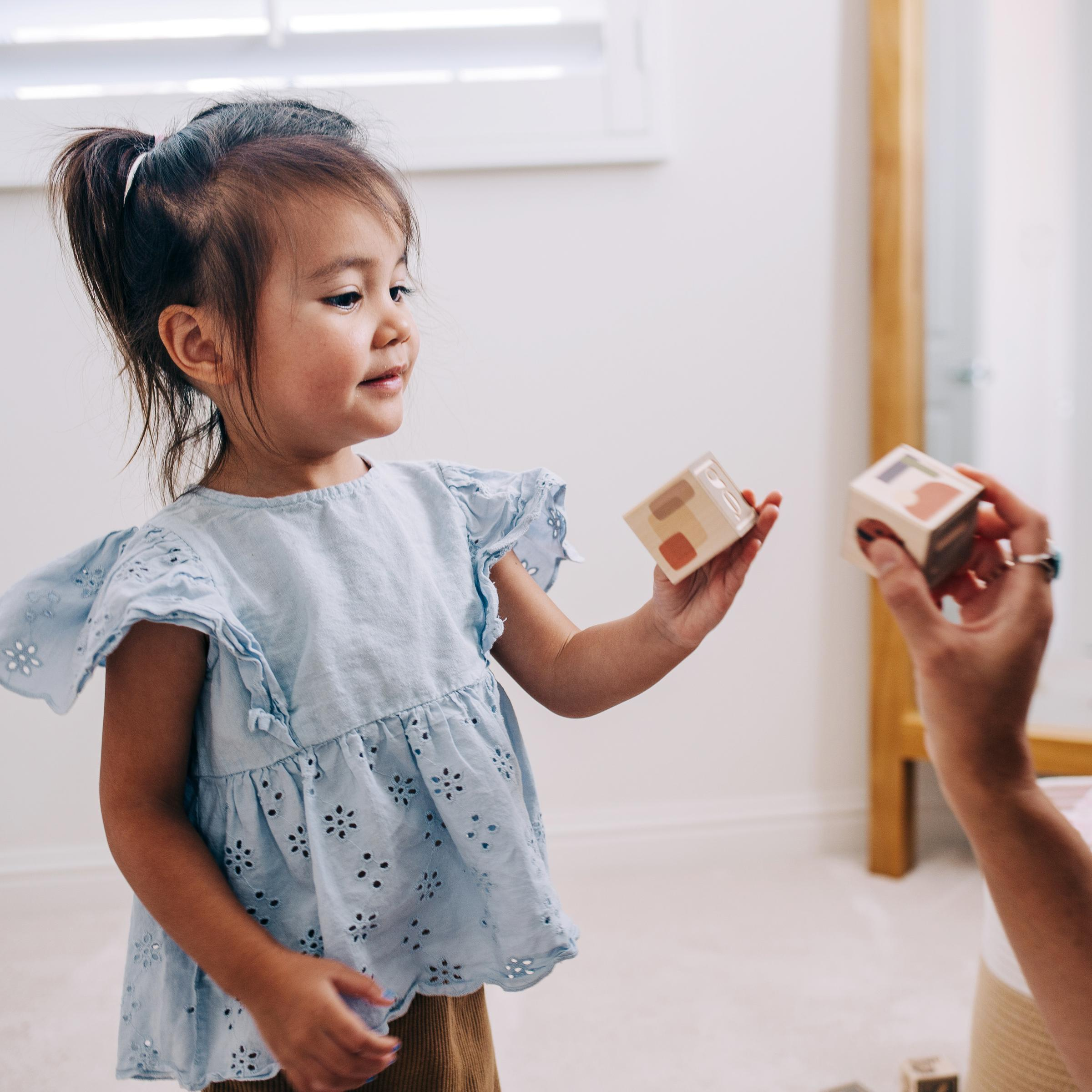 Loomsake Wooden Alphabet Blocks.