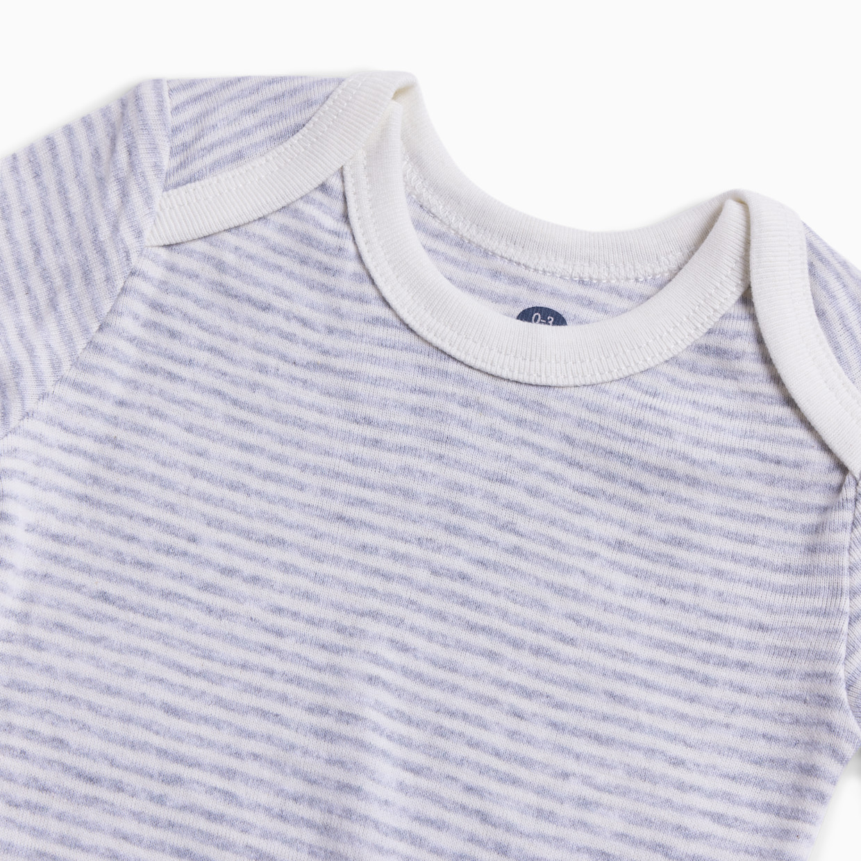 Small Story 5 Pack Long Sleeve Solid Bodysuits - Grey, 0-3 M.