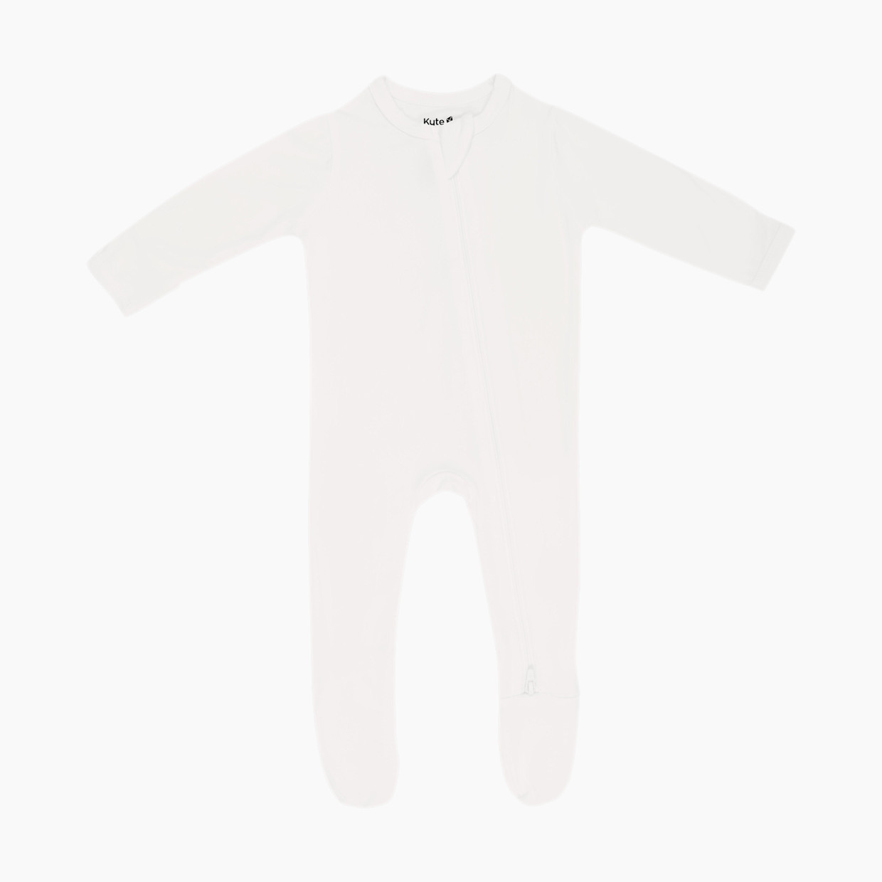 Kyte Baby Zipper Footie - Cloud, Newborn.