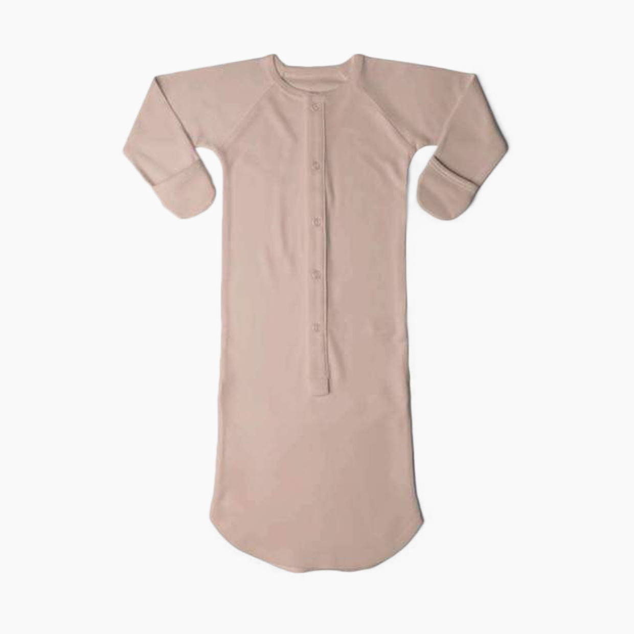 Goumi Kids 24hr Convertible Sleeper Baby Gown - Rose, 0-3 M.