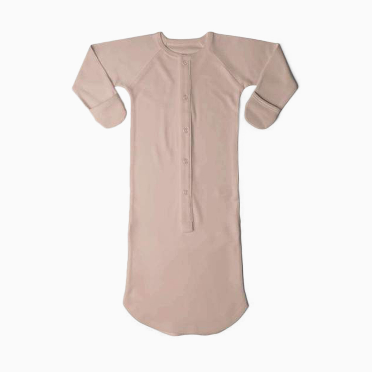 Goumi Kids 24hr Convertible Sleeper Baby Gown - Rose, 0-3 M.