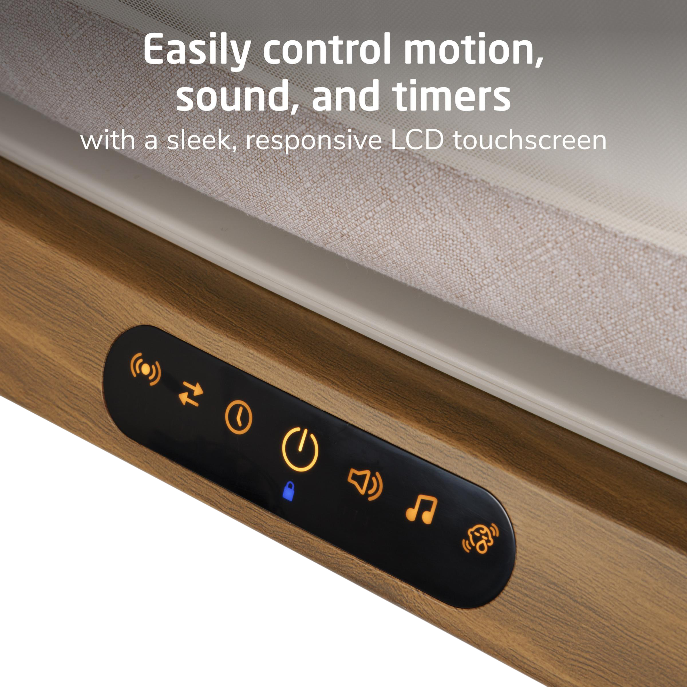 Maxi-Cosi Sabine Motorized Bassinet - Classic Latte.