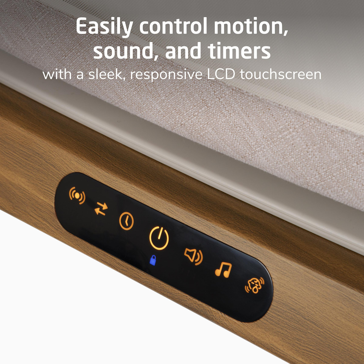 Maxi-Cosi Sabine Motorized Bassinet - Classic Latte.