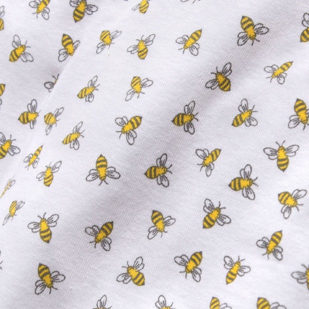 Burt's Bees Baby Organic Sleep & Play Footie Pajamas - Honey Bee, 3-6 Months.