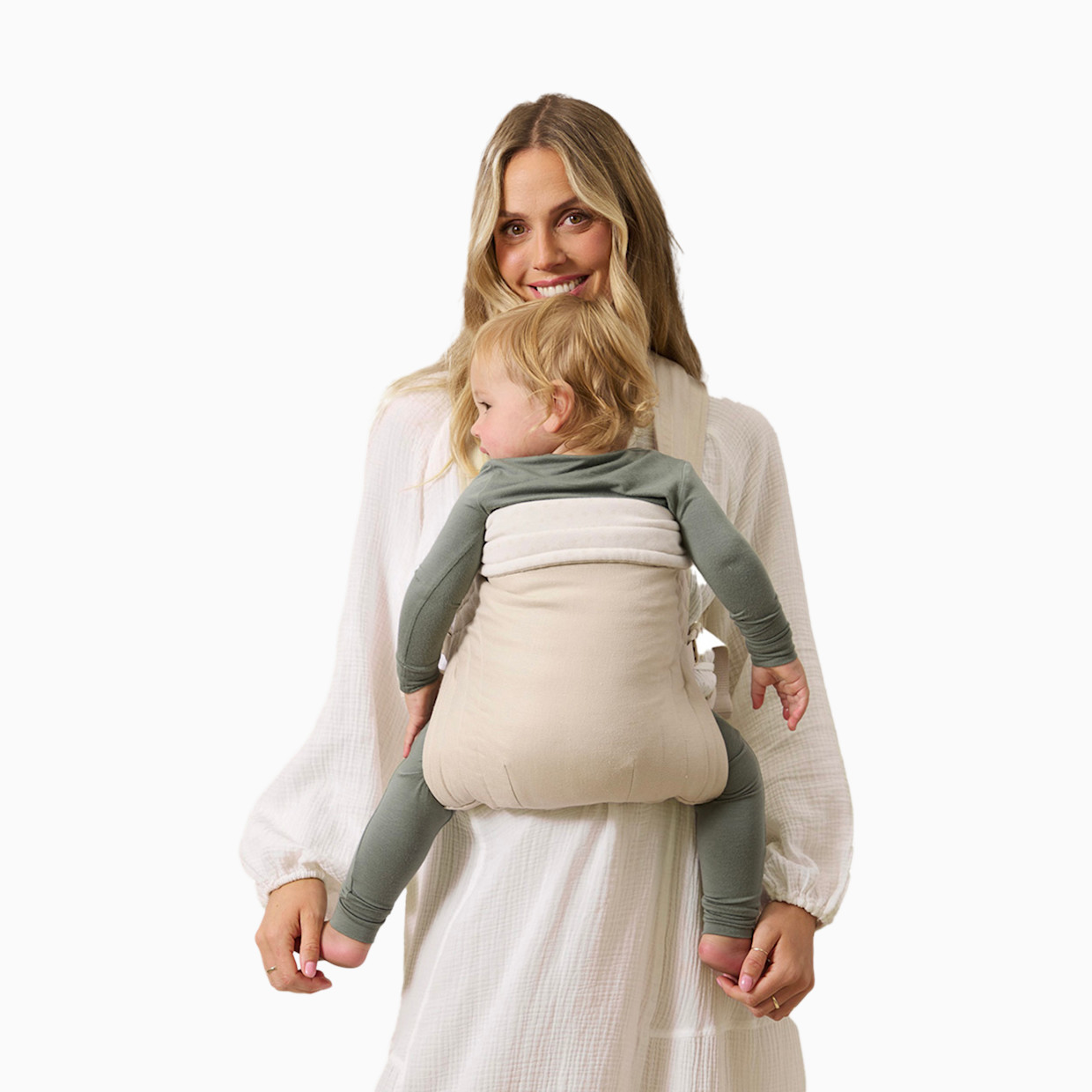 Solly Baby Buckle Carrier - Oat Heritage Dot.