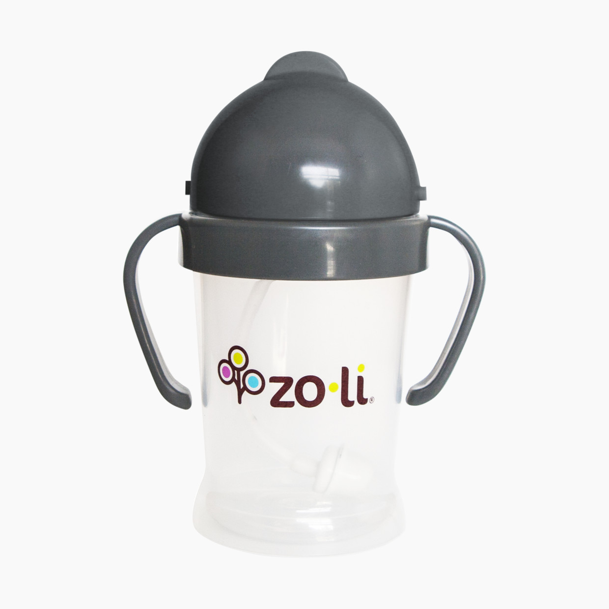ZoLi BOT Weighted Straw Sippy Cup - Grey.