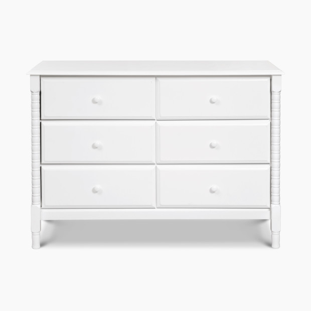 DaVinci Jenny Lind Spindle 6-Drawer Dresser - White.