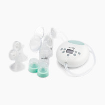 Motif Medical Luna Double Electric Pump for Breastfeeding - Portable - Hospital Grade Pump w/LED Light - Hands-Free Breast Pump, Quiet Motor Baby Breast Pump