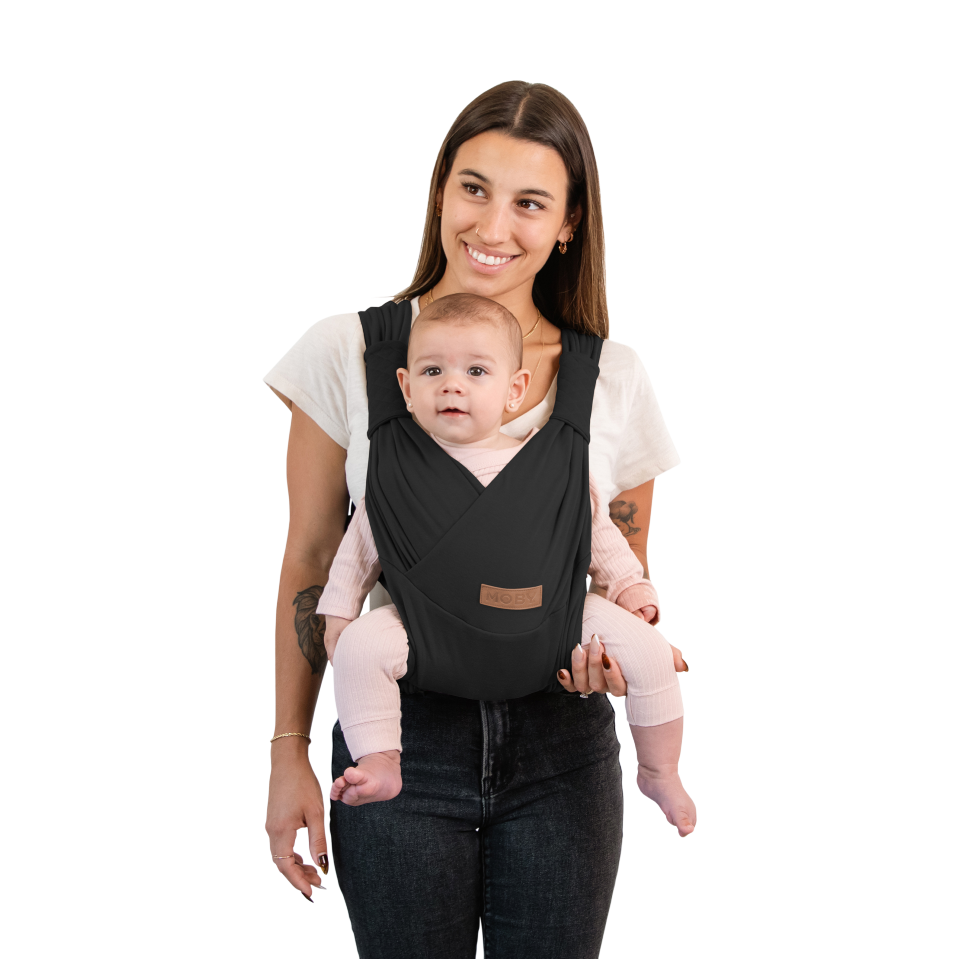 Moby Duet Hybrid Buckle Wrap Carrier - Dusk.