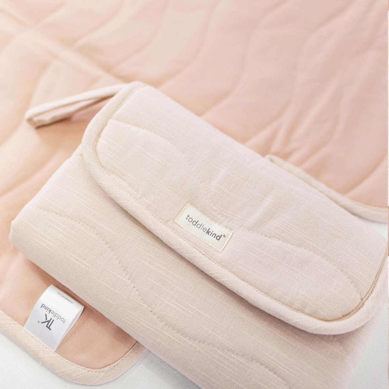 Toddlekind Mini Maven Portable Changing Mat - Blush.