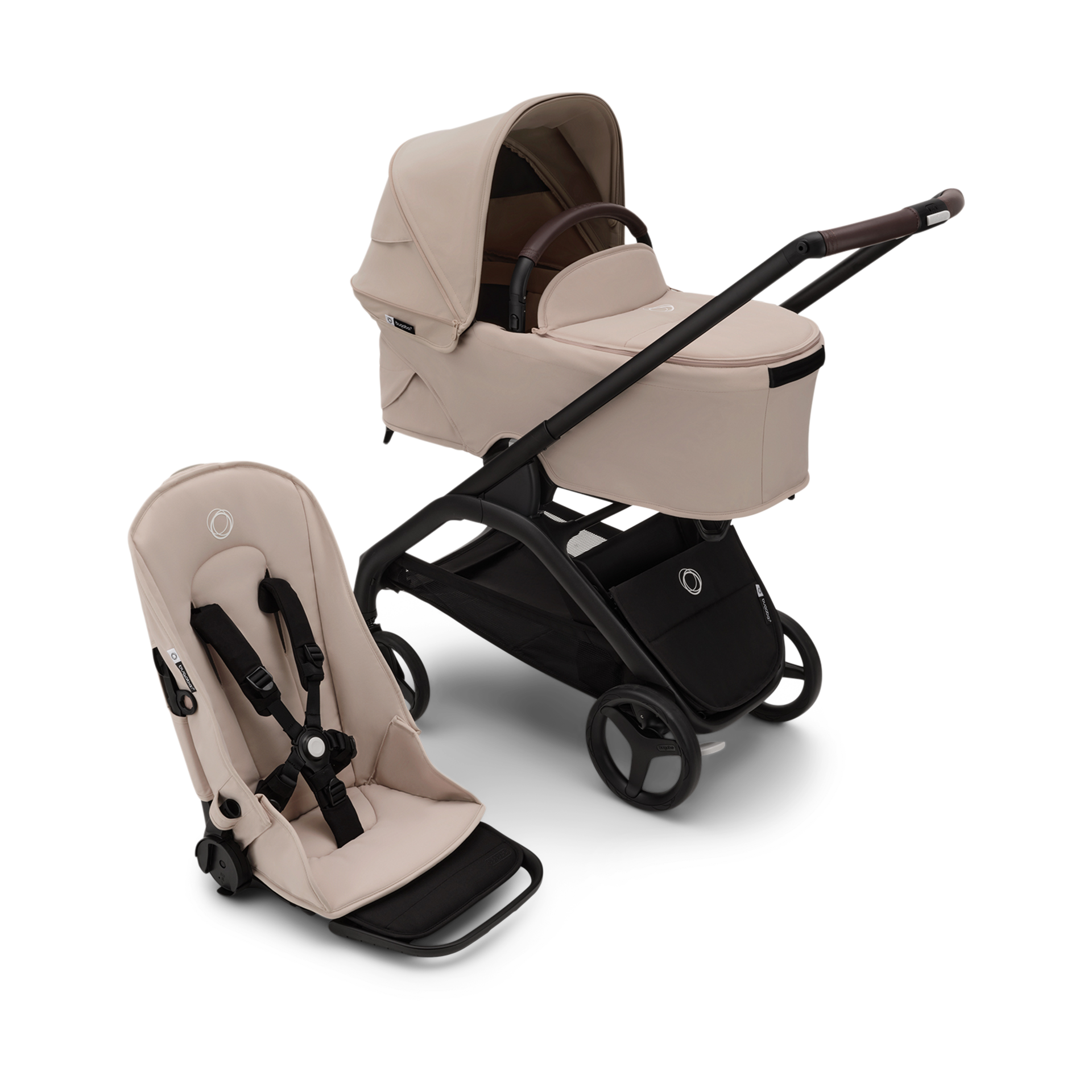 Bugaboo Dragonfly Seat and Bassinet Complete.