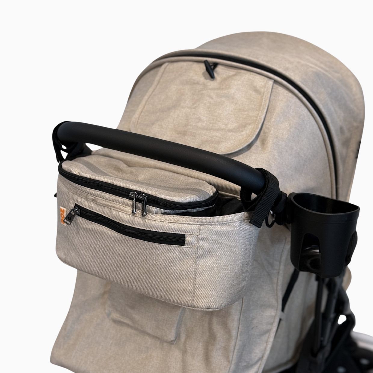 Zoe Single Stroller Organizer - Sand.