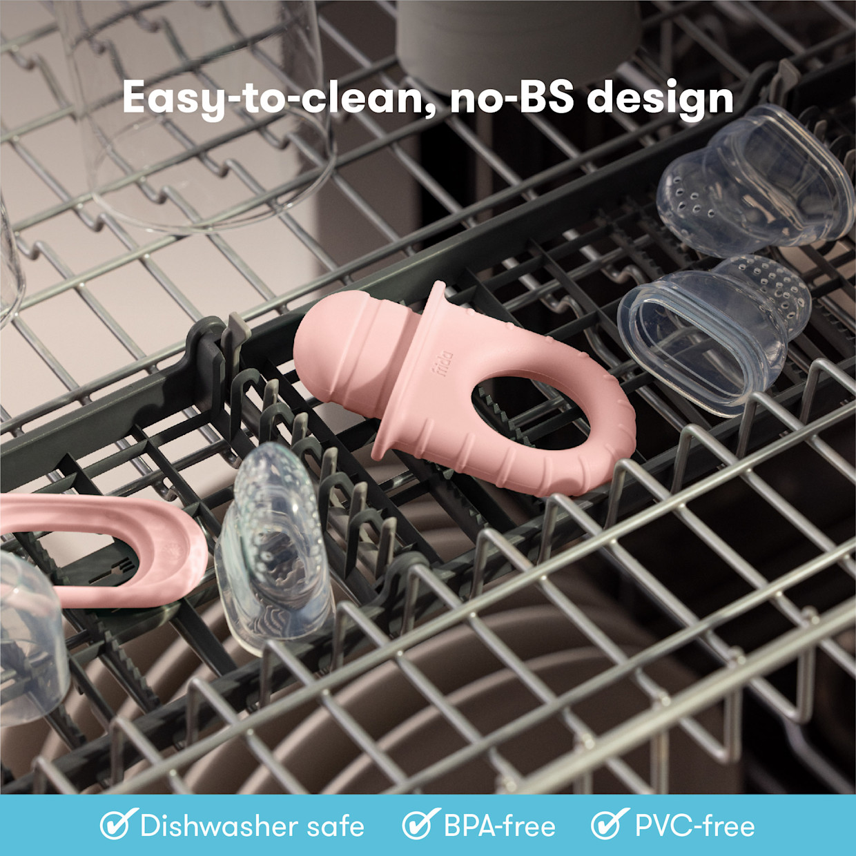 Frida Baby Push Pop Feeder Set - Pink.