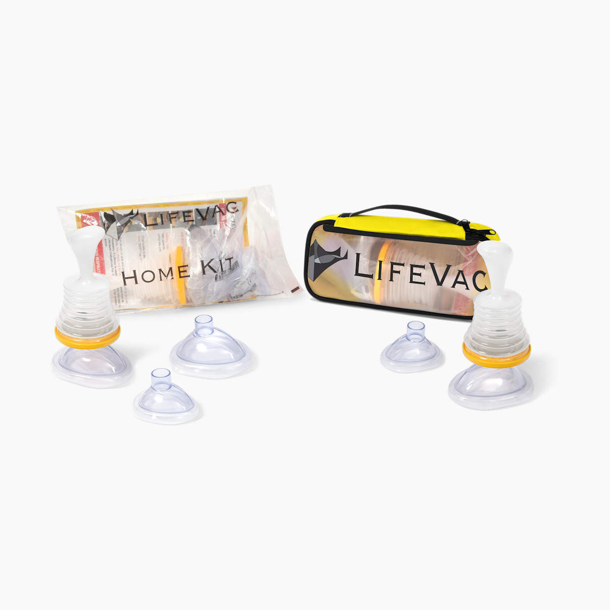 LifeVac Home & Travel Kit Bundle - Yellow.