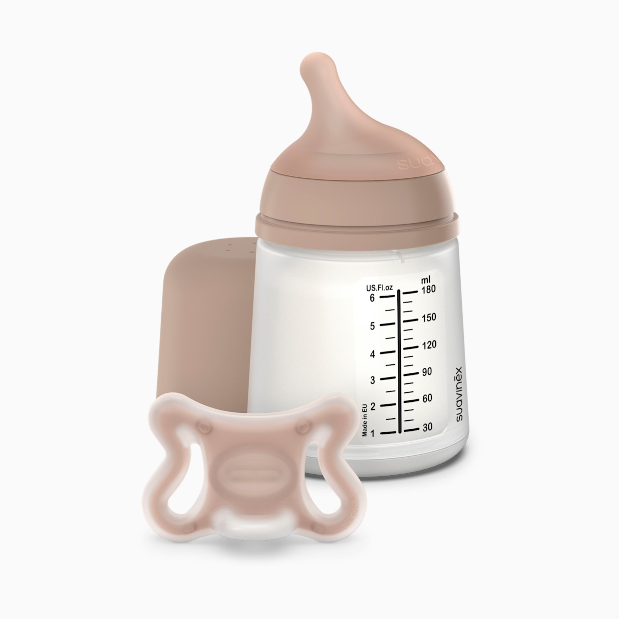 Suavinex Zero Zero Newborn Starter Set - Medium, 2-Piece Set.