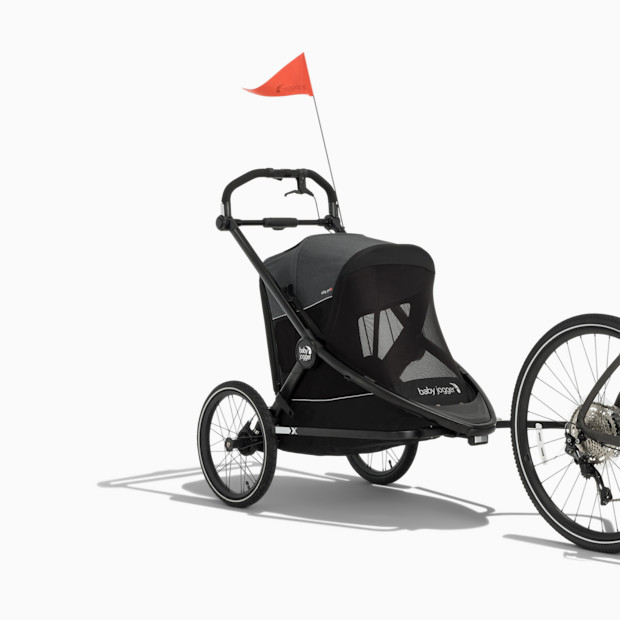 Baby Jogger City Prix Jogger x Bike Trailer.