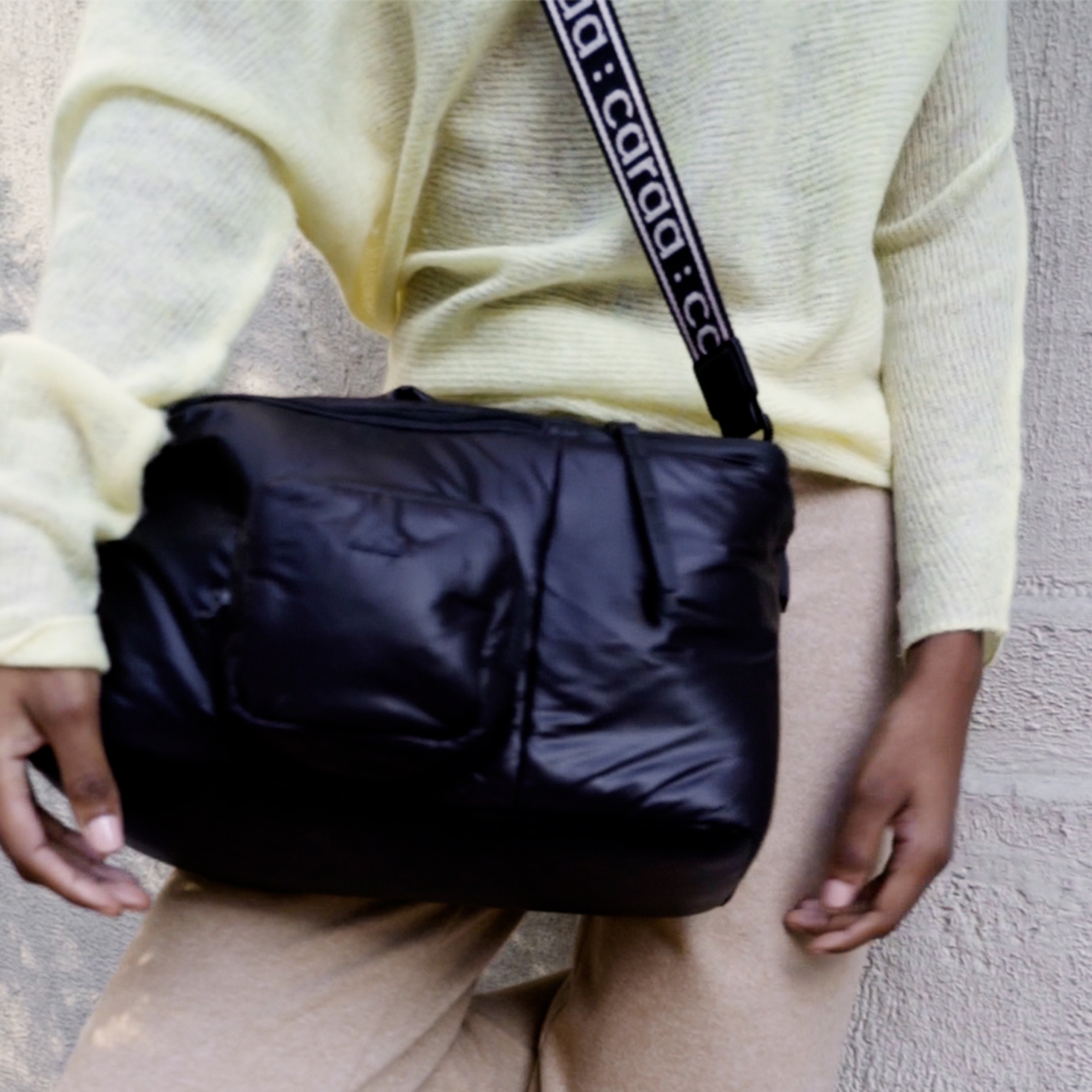 Caraa Baby Pump Bag Nylon - Black.