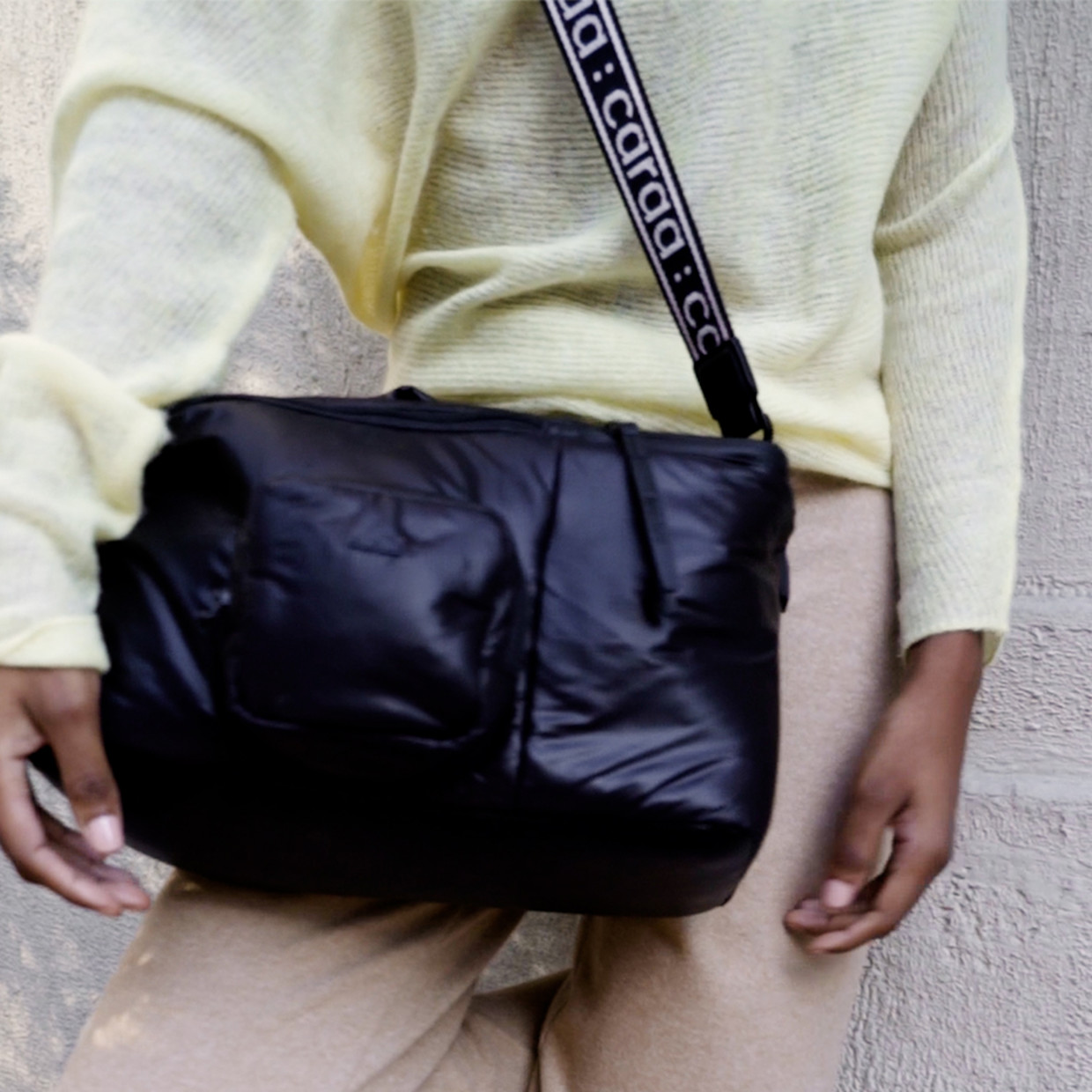 Caraa Baby Pump Bag Nylon - Black.