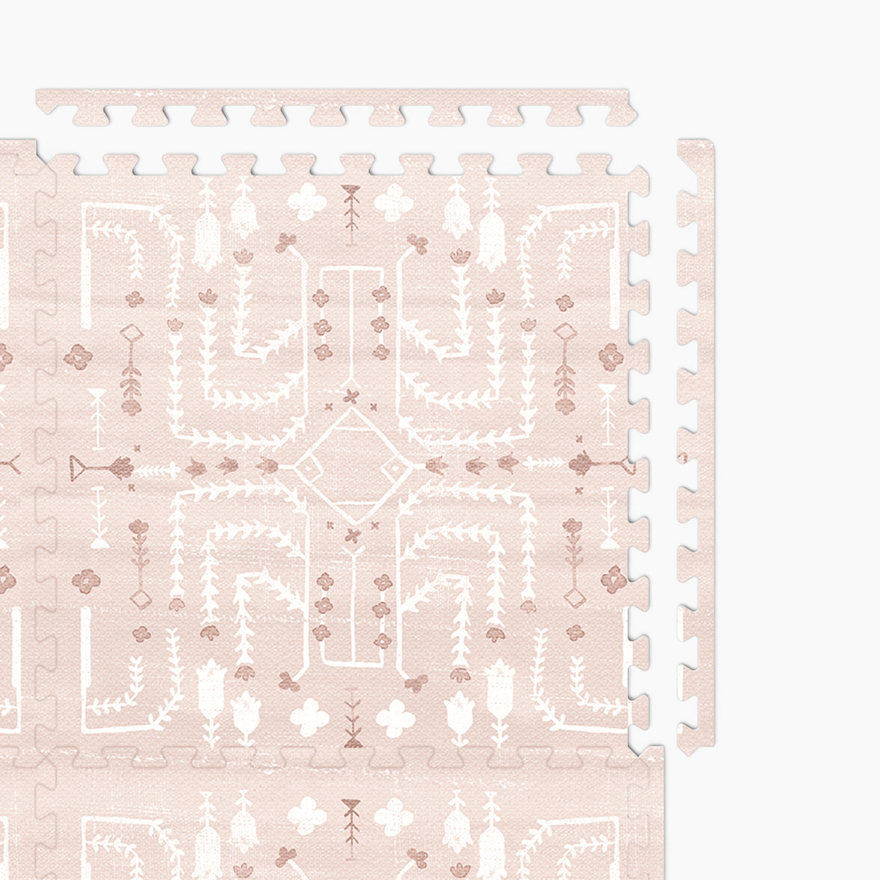 Lalo Play Mat l Persian Collection - Grapefruit Floral Persian.