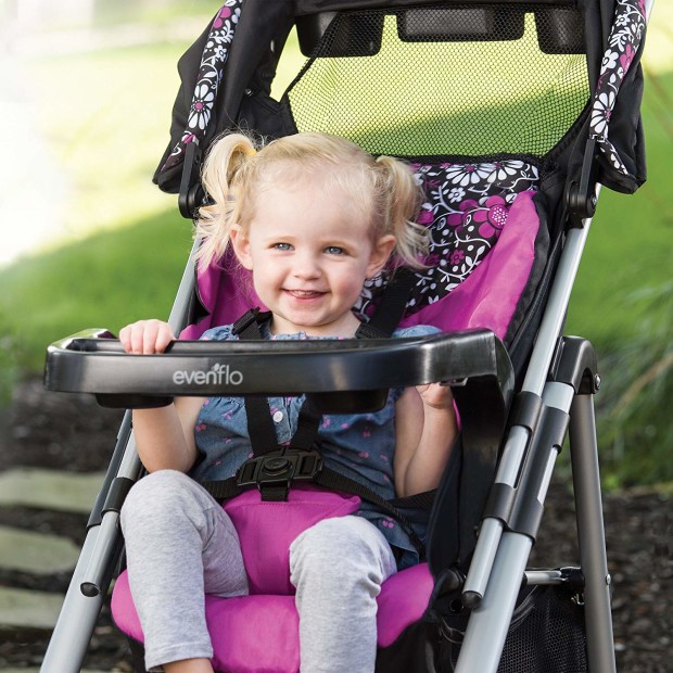 Evenflo Vive Travel System With Embrace Infant Car Seat.