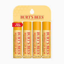 Burt's Bees Lip Balm - Original Beeswax, Lip Moisturizer With Responsibly Sourced Beeswax, Tint-Free, Natural Origin Conditioning Treatment, 4 Tubes, 0.15 oz.