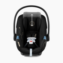 Cybex Aton G Swivel Infant Car Seat with SensorSafe - Moon Black Cybex Aton G Swivel Infant Car Seat with SensorSafe - Moon Black