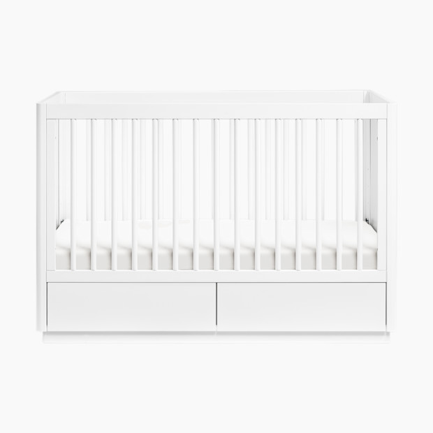 Bento 3-in-1 Storage Crib with Toddler Bed Conversion Kit.