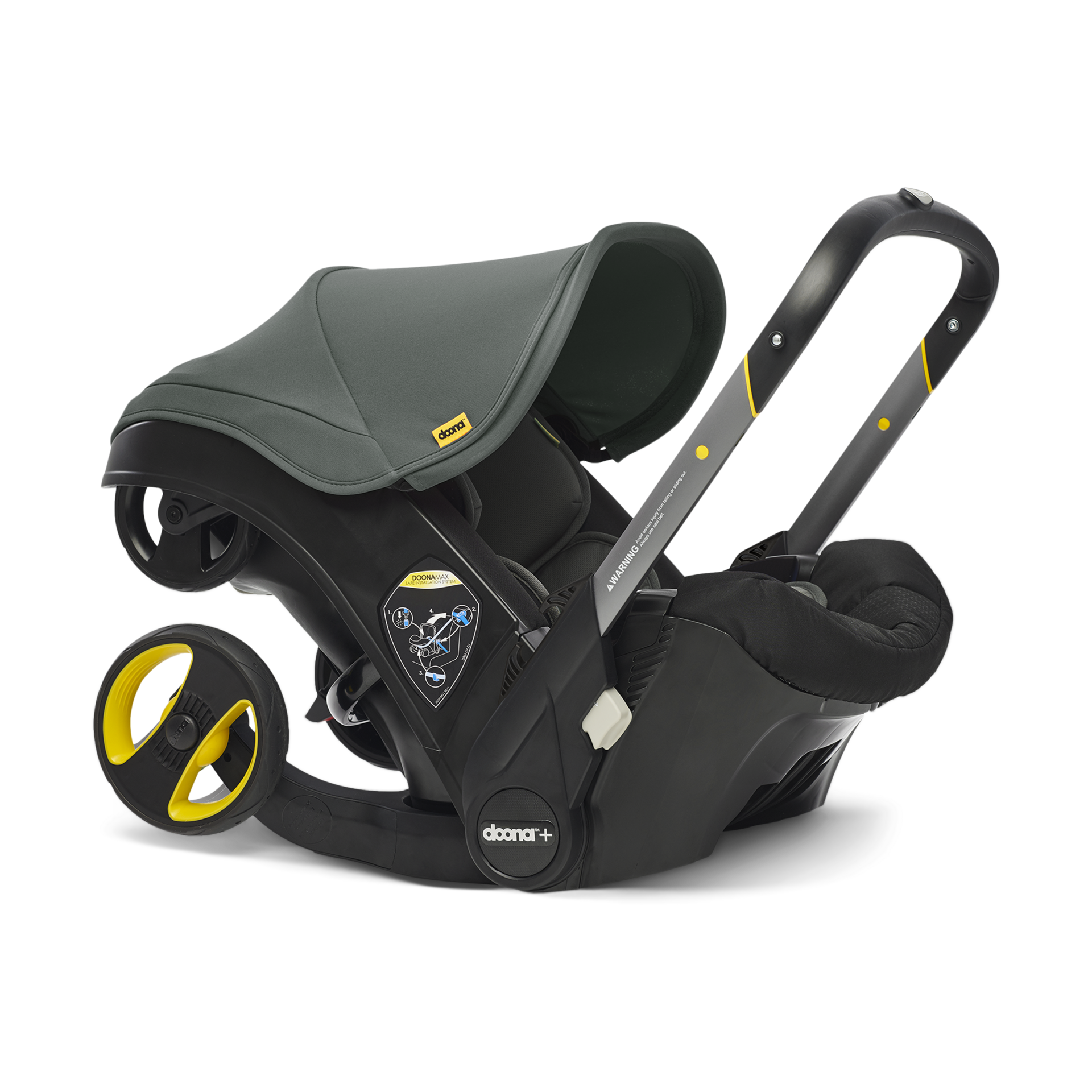 Doona Infant Car Seat & Stroller - Slate Green.