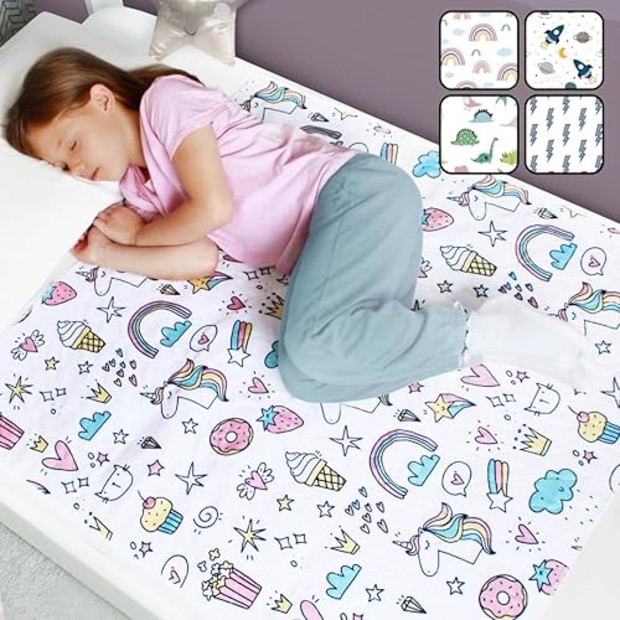 Hygge Sheets 100% Waterproof Potty Training Pee Pads for Kids.