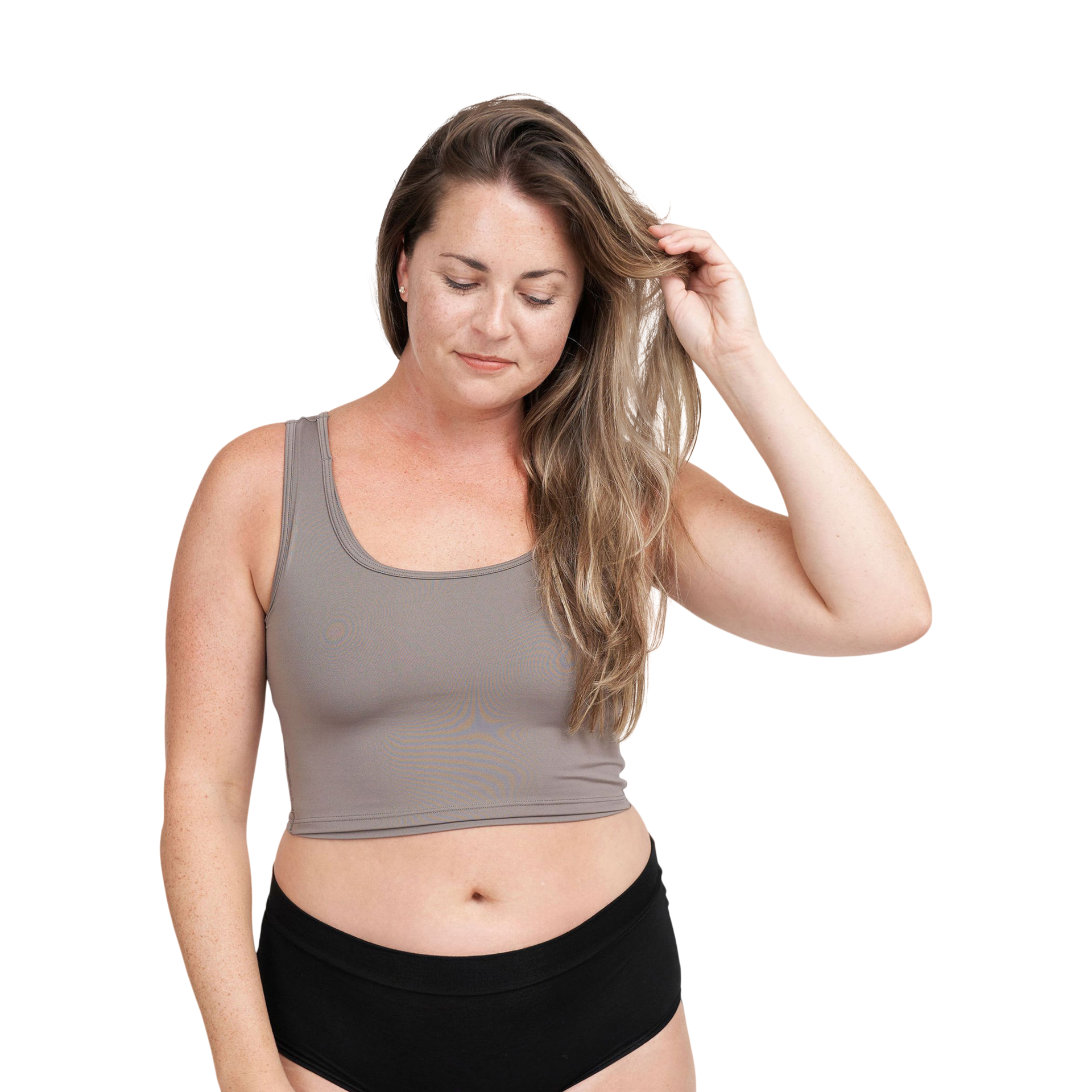 Larken Larken X Nursing + Hands-Free Pumping Bra - Stone, XL.