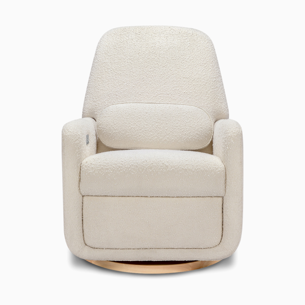 Ubabub Arc Electronic Recliner and Swivel Glider - Ivory Boucle.