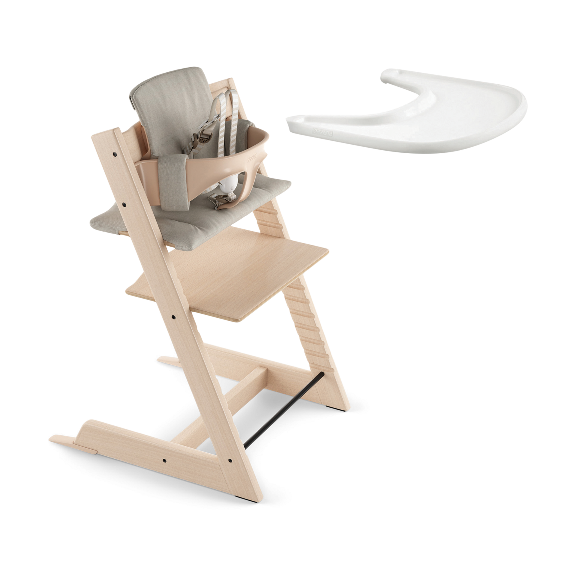 tripp trapp high chair with baby set