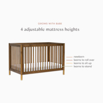 babyletto Gelato 4-in-1 Convertible Crib with Toddler Bed Conversion ...