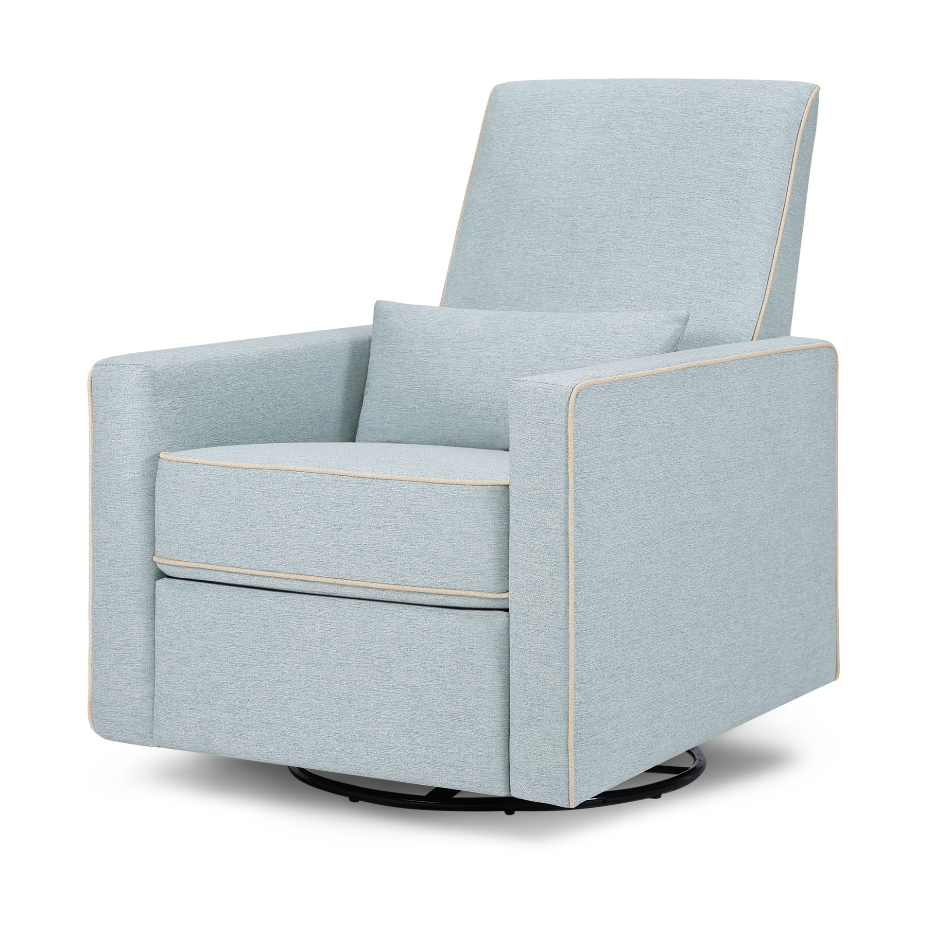 Thumbnail of Heathered Blue With Cream Piping