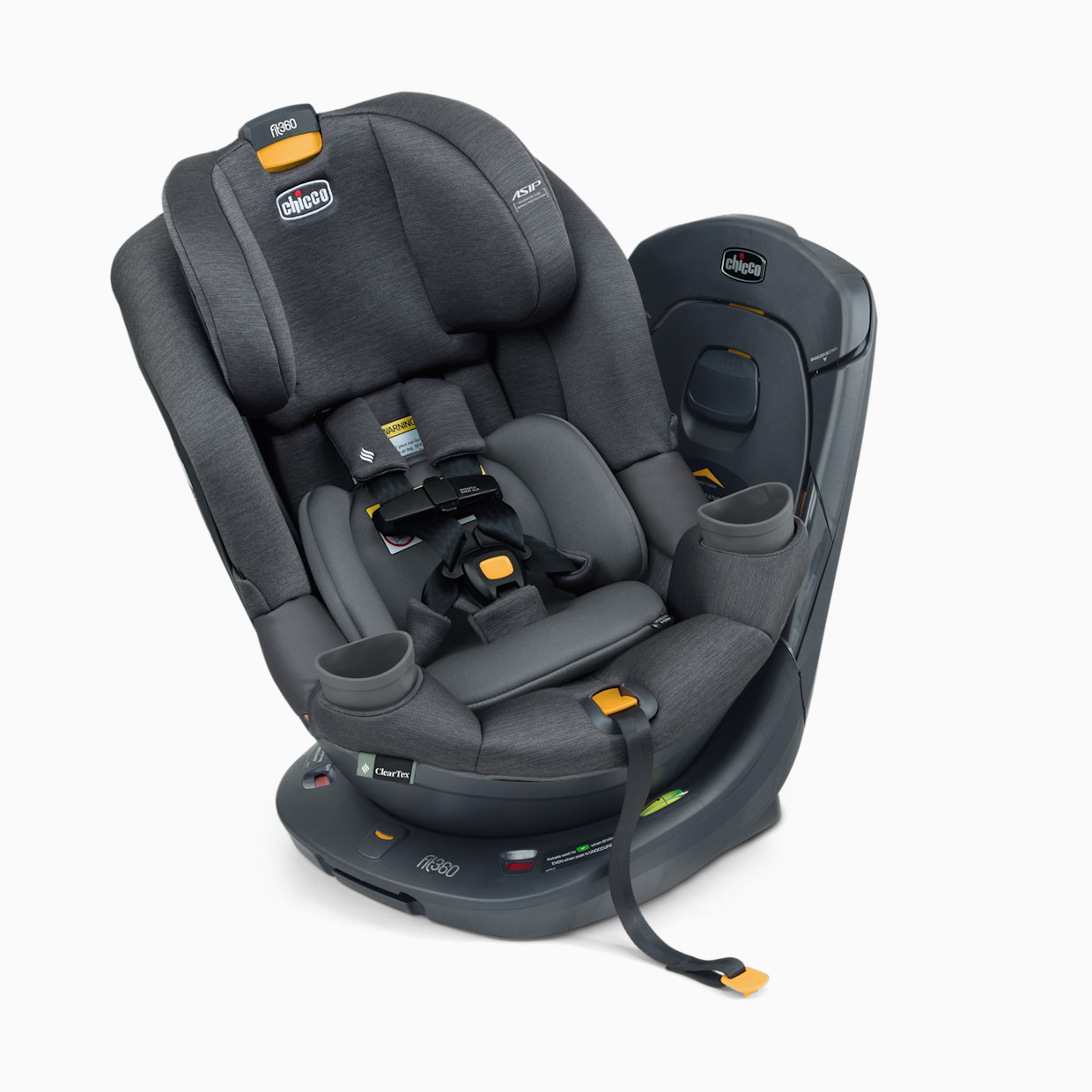 Chicco Fit360 ClearTex Rotating Convertible Car Seat - Carbon.