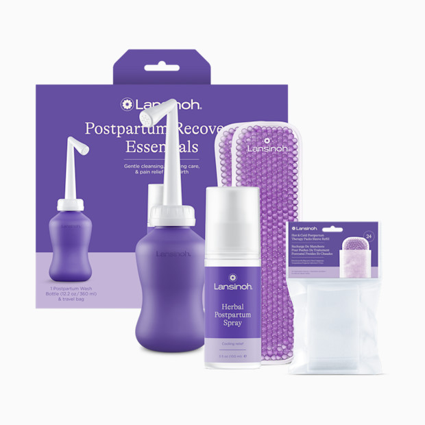 Lansinoh Postpartum Recovery Essentials.