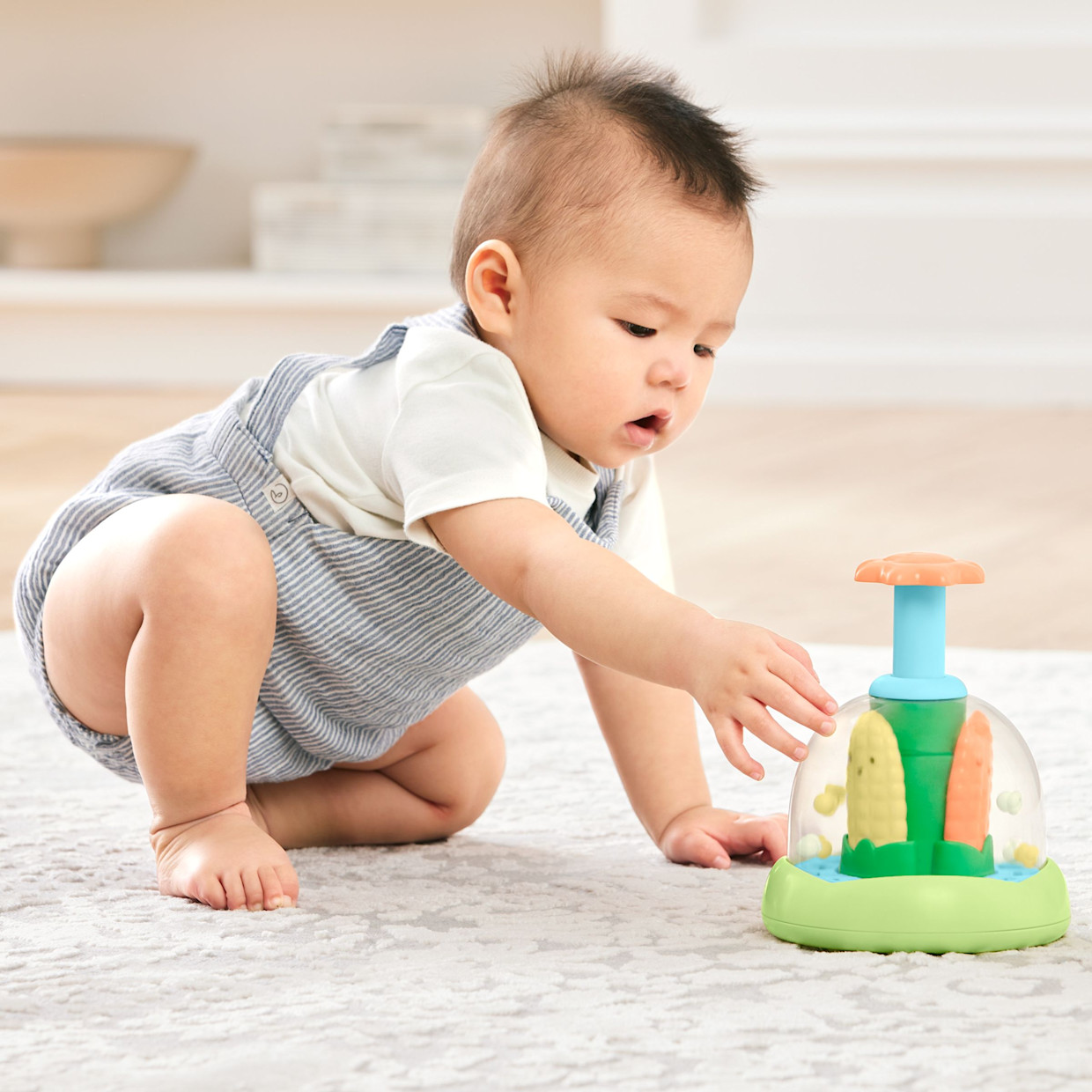 Skip Hop Farmstand Push & Spin Baby Toy - Multi.