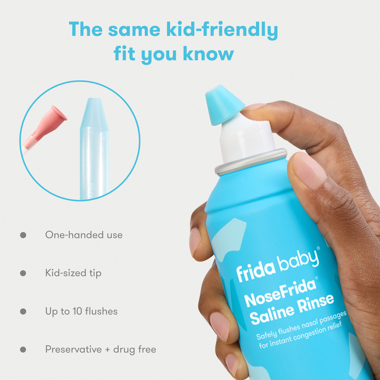 Frida Baby NoseFrida Saline Rinse.