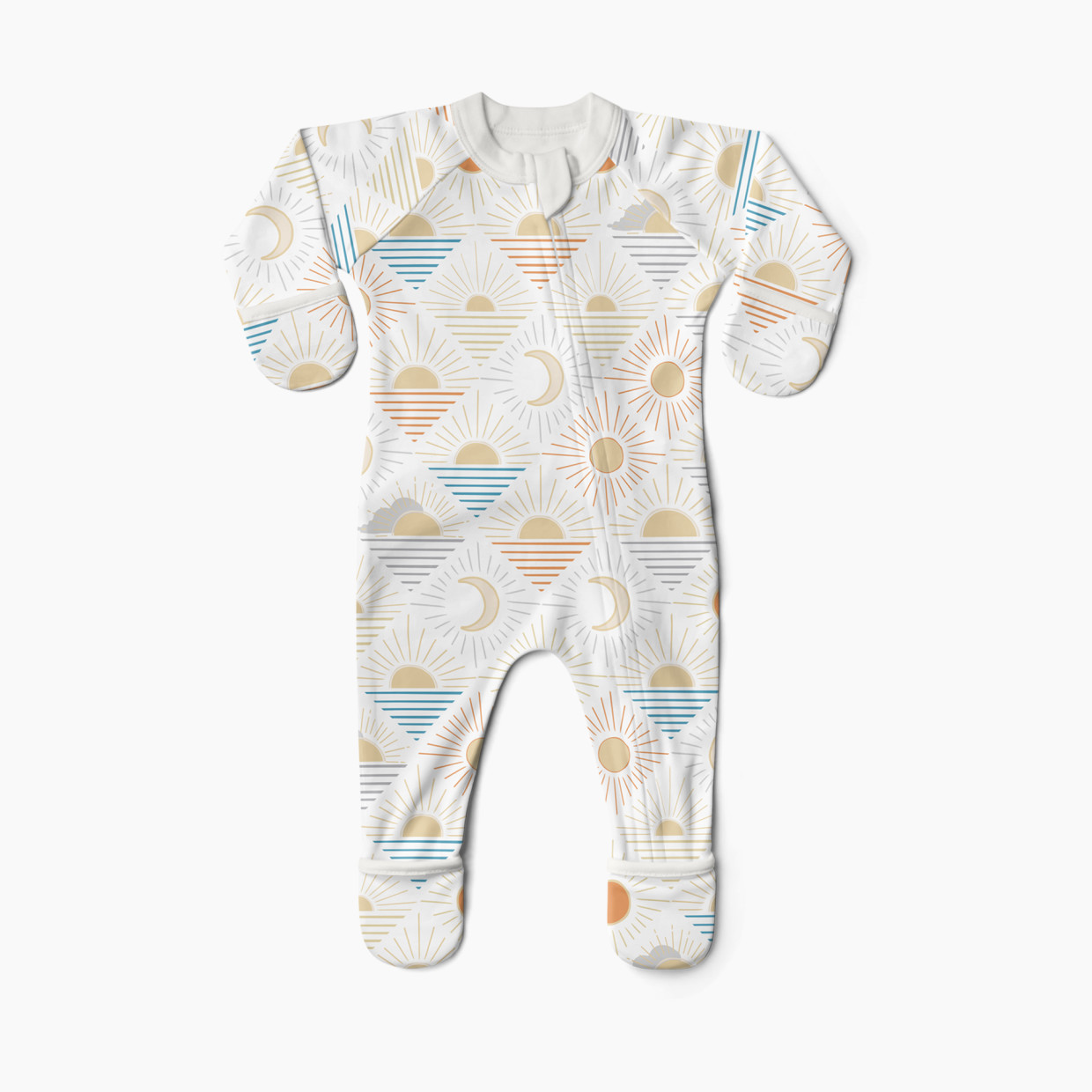 Goumi Kids x Babylist Grow With You Footie - Loose Fit - Celestial, 0-3 M.