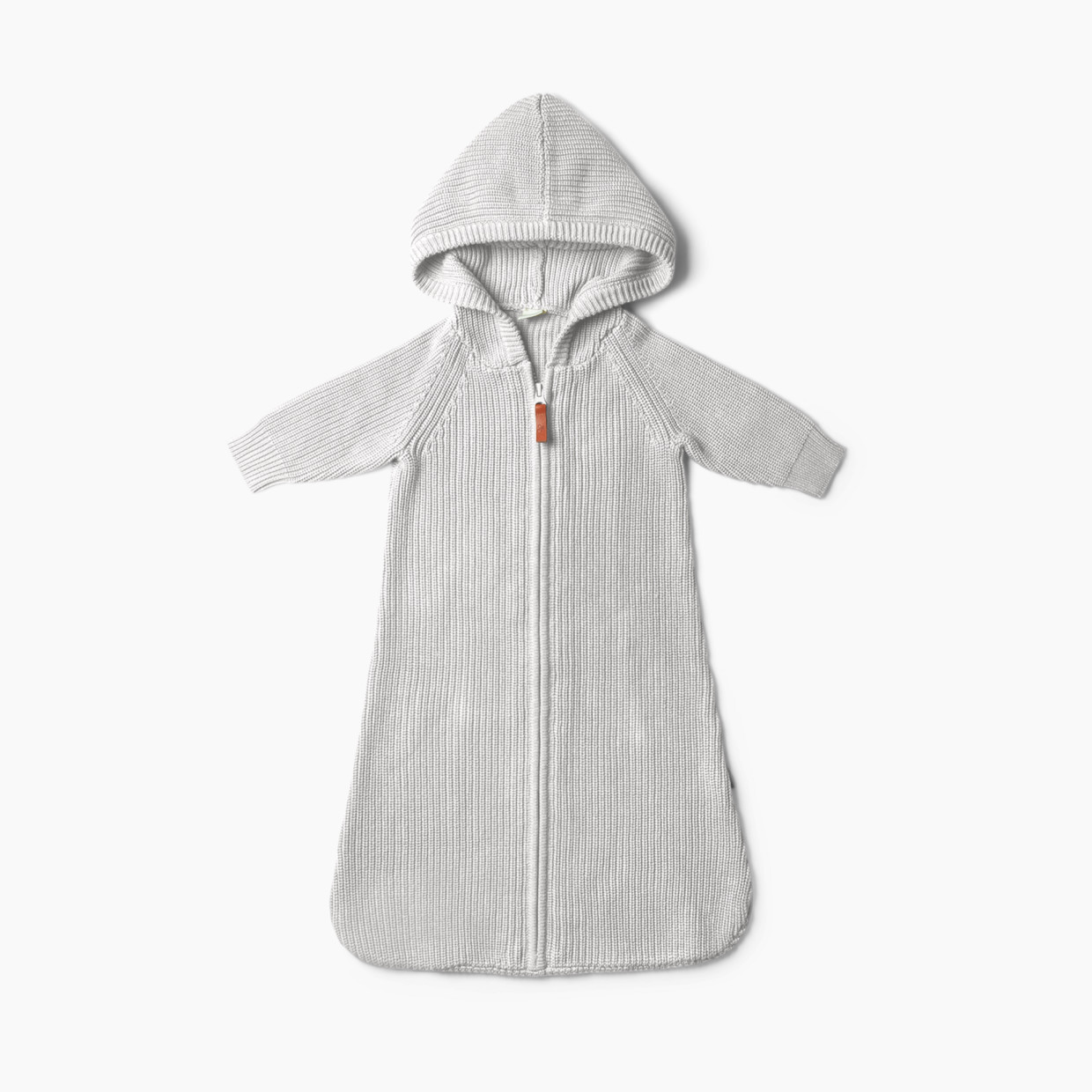 Goumi Kids Organic Knit Wearable Baby Blanket - Storm Gray, L.